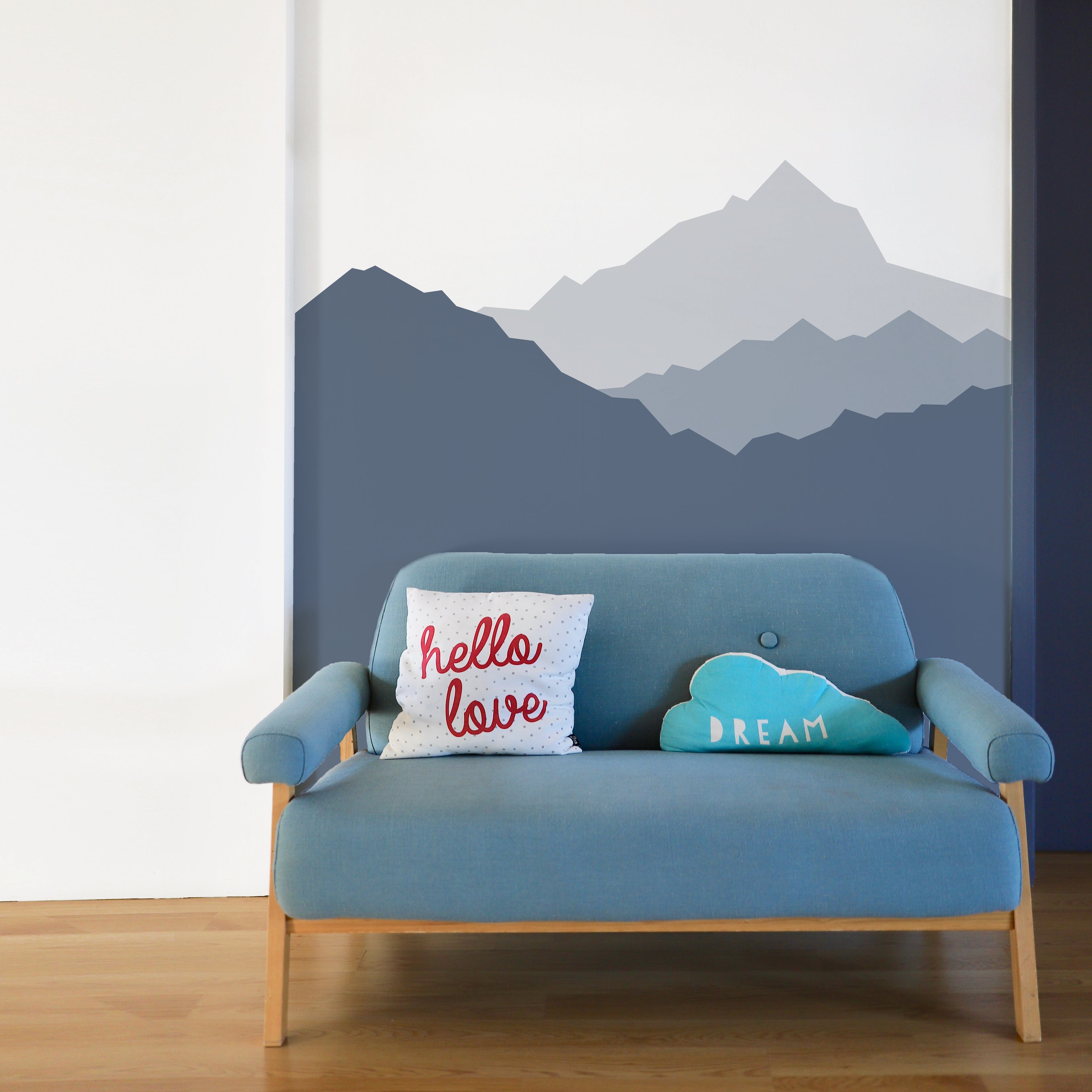 S 001 - Set Berge - Dunkelblau