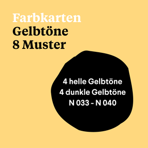 F 006 - Farbkarten - Gelbtöne