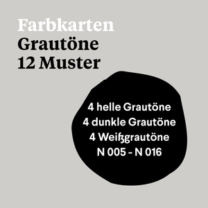 F 008 - Farbkarten - Grautöne