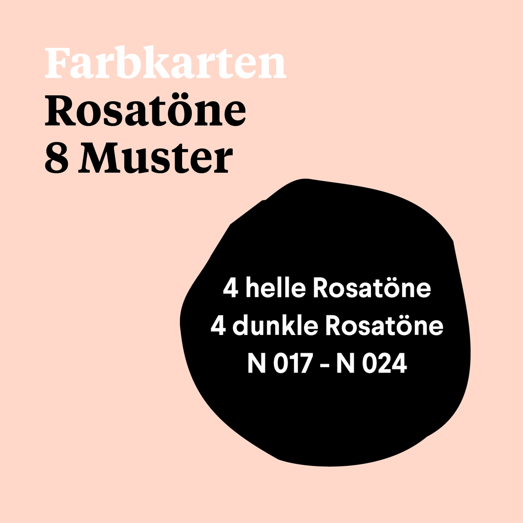 F 005 - Farbkarten - Rosatöne