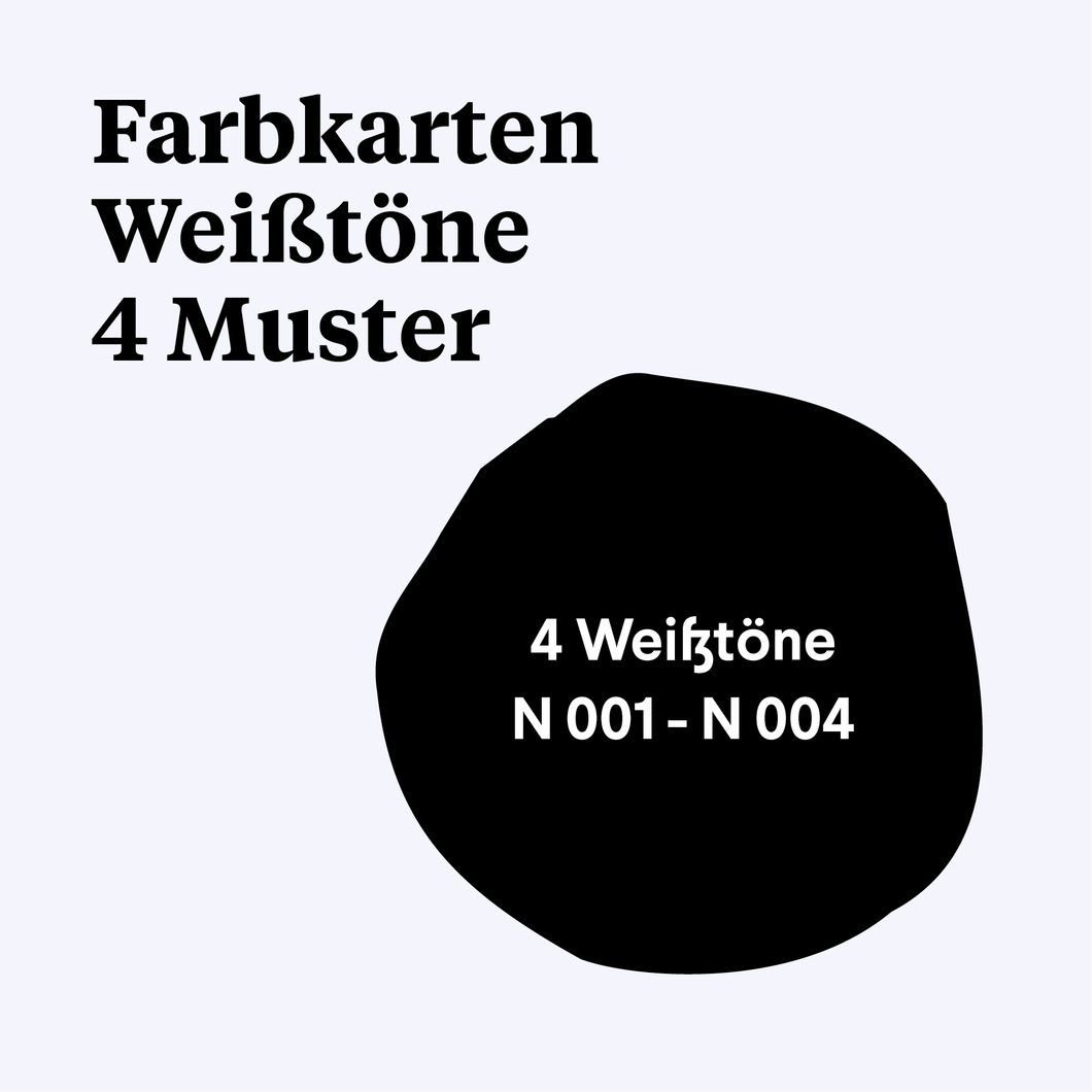 F 001 - Farbkarten - Weißtöne