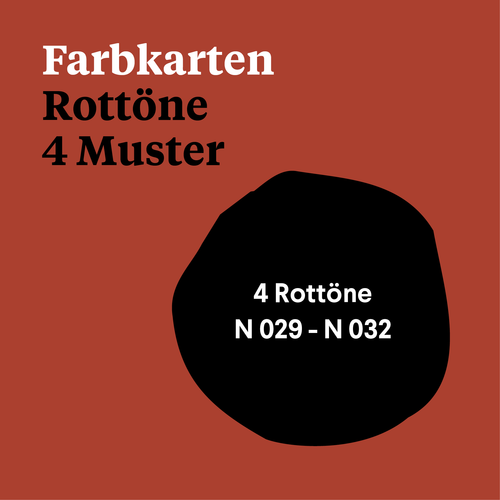 F 004 - Farbkarten - Rottöne