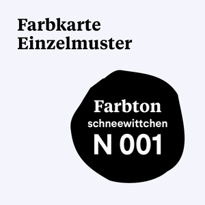 M 001 - Farbmuster N 001 - schneewittchen