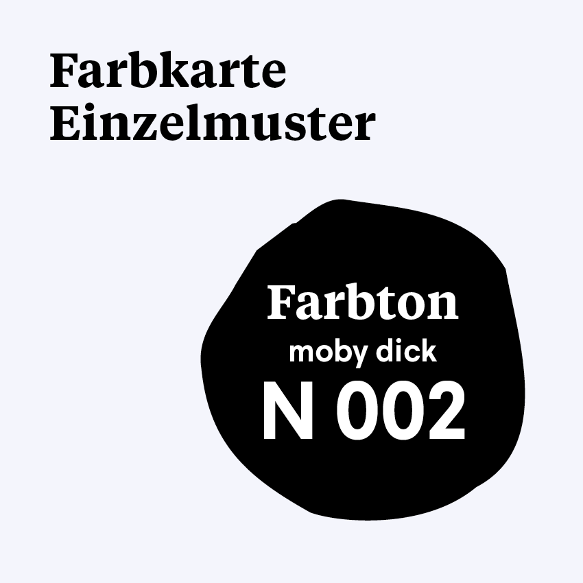 M 002 - Farbmuster N 002 - moby dick