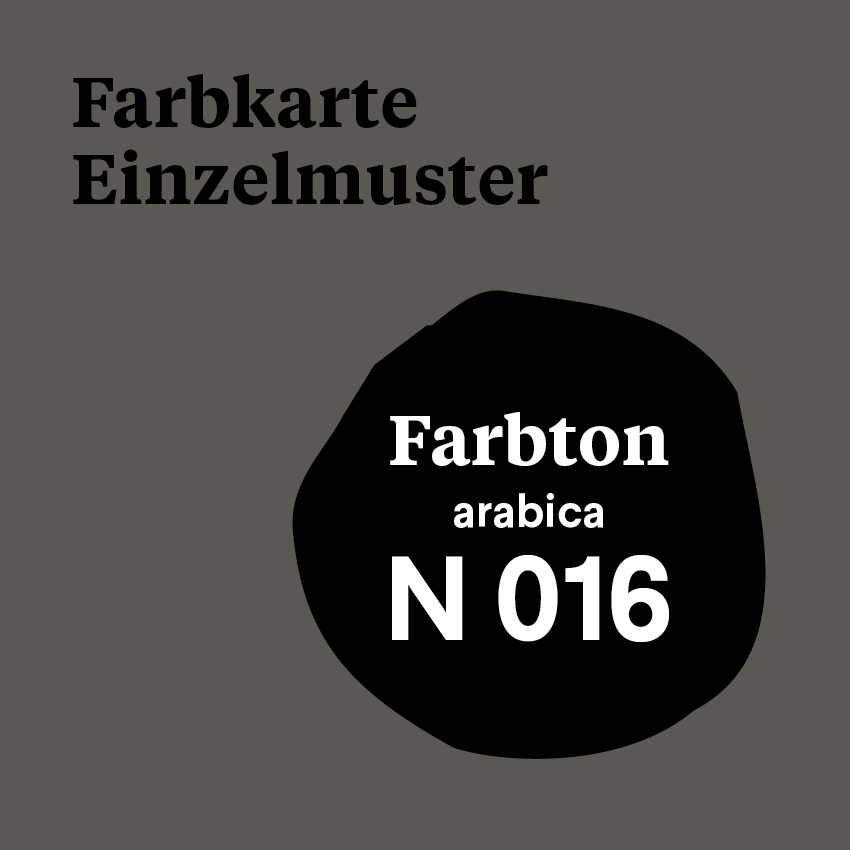 M 016 - Farbmuster N 016 - arabica
