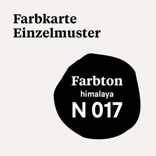 M 017 - Farbmuster N 017 - himalaya