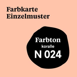 M 024 - Farbmuster N 024 - koralle