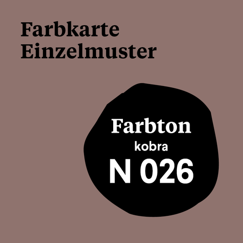M 026 - Farbmuster N 026 - kobra