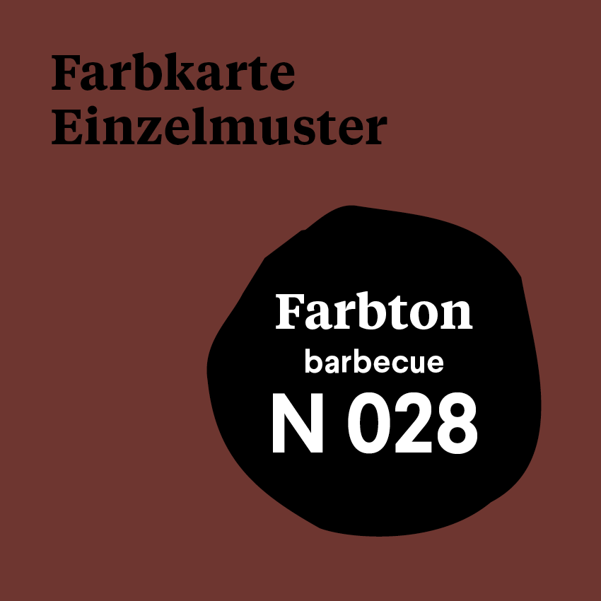 M 028 - Farbmuster N 028 - barbecue
