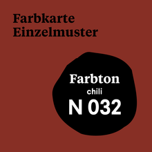 Laden Sie das Bild in den Galerie-Viewer, M 032 - Farbmuster N 032 - chili