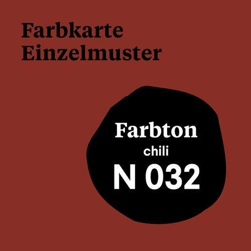 M 032 - Farbmuster N 032 - chili