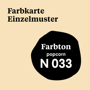 M 033 - Farbmuster N 033 - popcorn