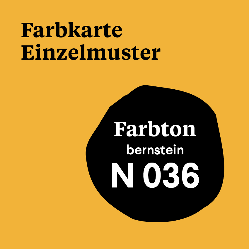 M 036 - Farbmuster N 036 - bernstein