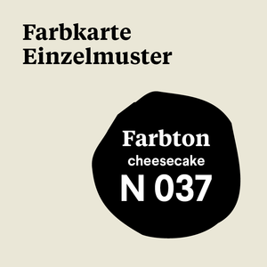 M 037 - Farbmuster N 037 - cheesecake