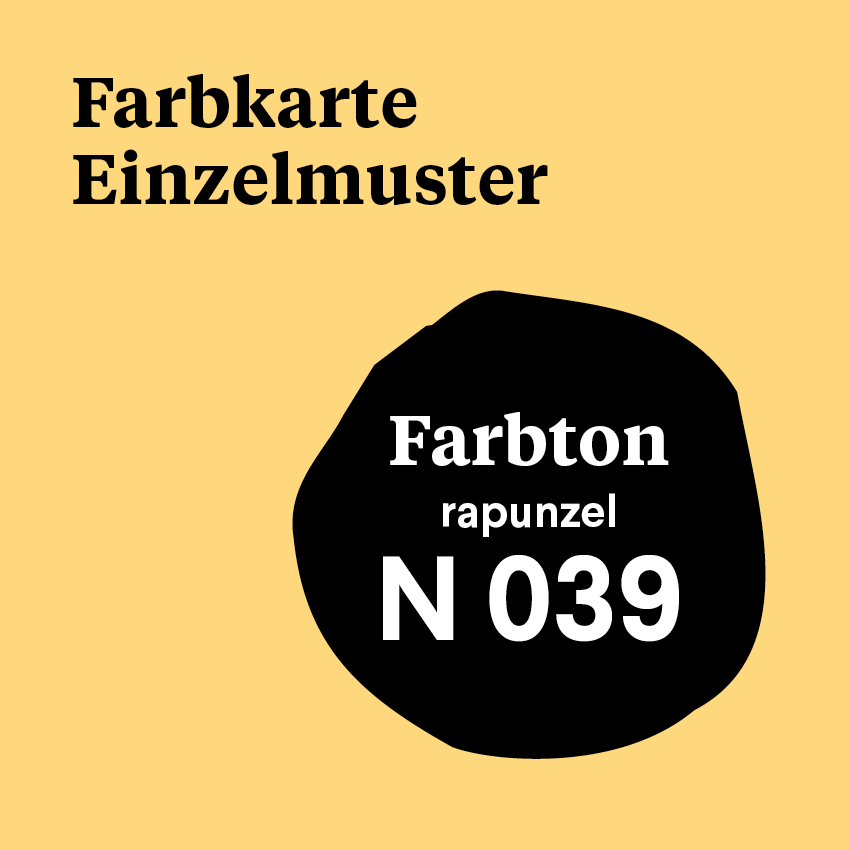 M 039 - Farbmuster N 039 - rapunzel