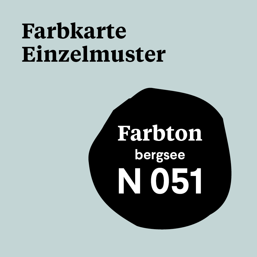 M 051 - Farbmuster N 051 - bergsee
