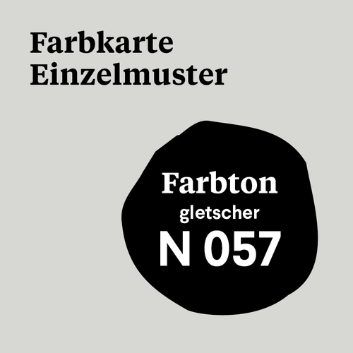 M 057 - Farbmuster N 057 - gletscher