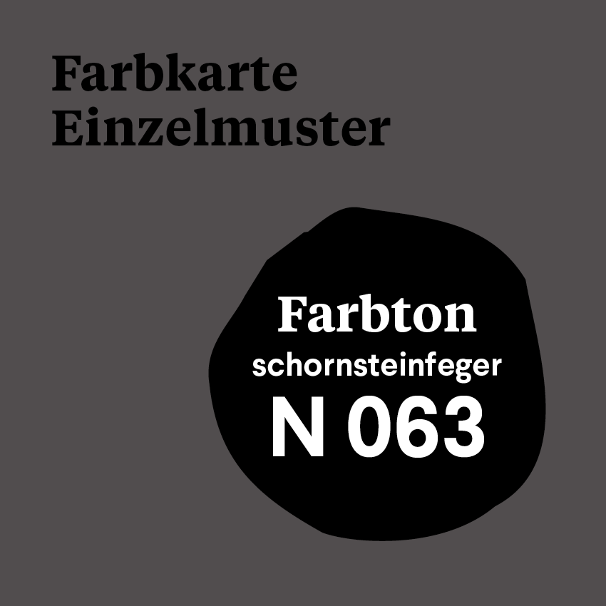 M 063 - Farbmuster N 063 - schornsteinfeger